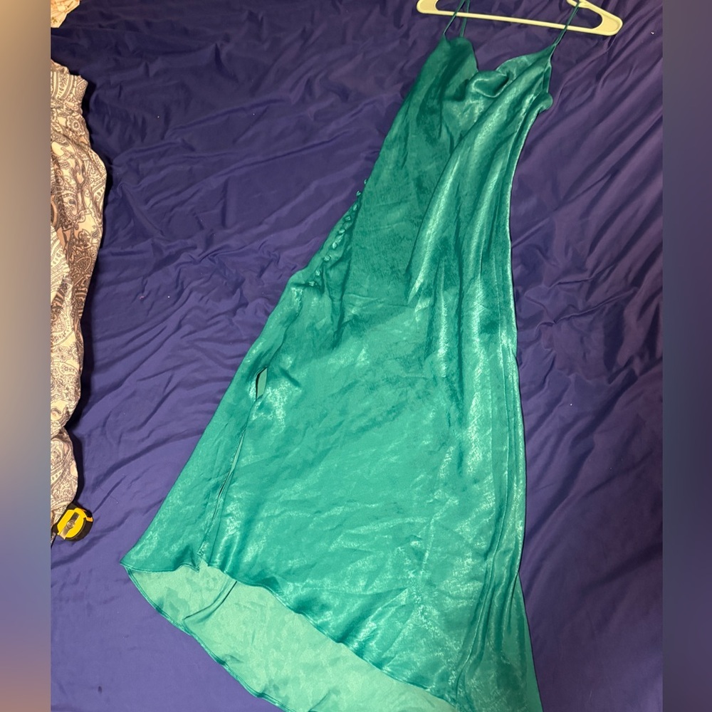 Green Zara dress